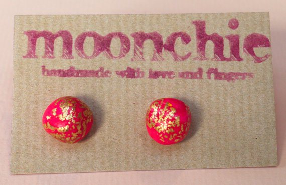 Moonchie neon earrings